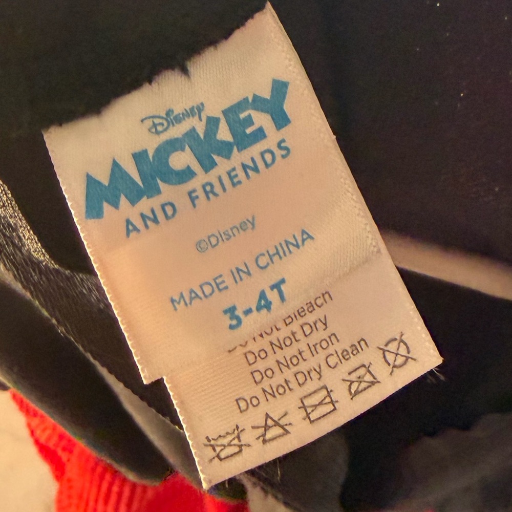 3-4T - Disney Mickey Mouse Toddler Costume - Picture 2 of 9
